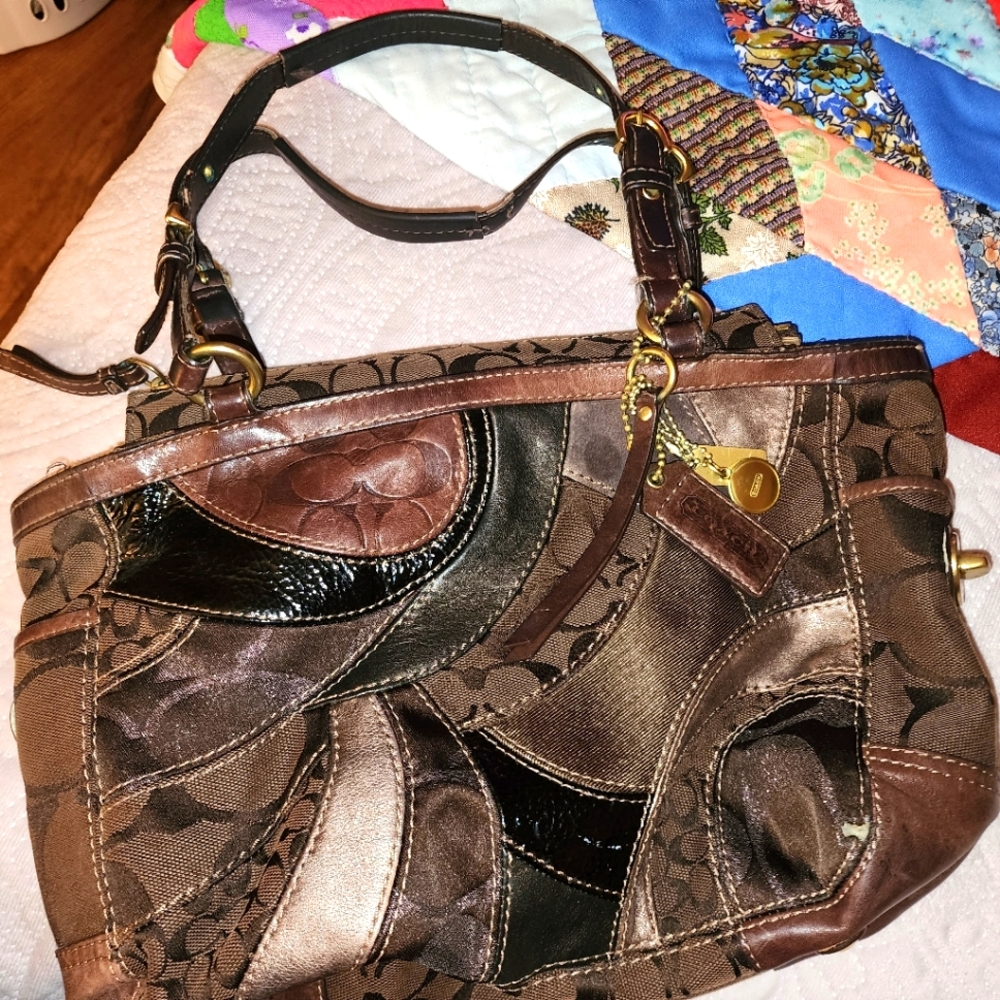 Coach patchwork purse